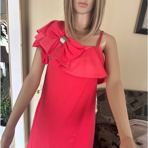 Gorgeous One Shoulder Special Occasion Dress Rinascimento - Picture 9 of 11